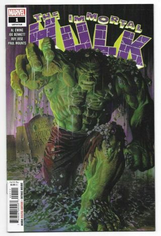 Marvel Comics The Immortal Hulk 1 First Printing