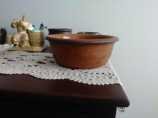 Antique 19th Century Redware Bowl Pennsylvania Or Maryland