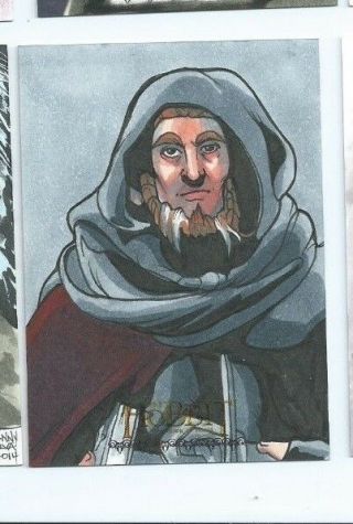 The Hobbit The Desolation Of Smaug Sketch Card Rich Molinelli
