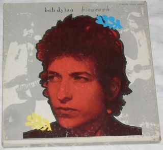 Bob Dylan Biograph 5xlp Box Set Complete Booklet Inners Vg,  To Near
