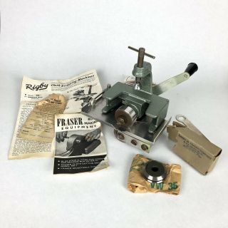 Vintage Harry M Fraser Cloth Cutting Machine Model 500 - 1 Combination Machine