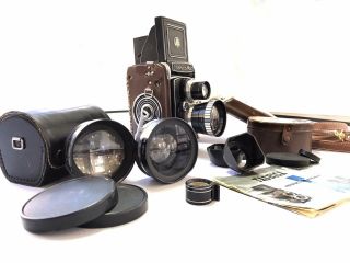 Vintage 1950s Japanese Yashica Mat Tlr 1st Model Film Camera & Box,  Nr