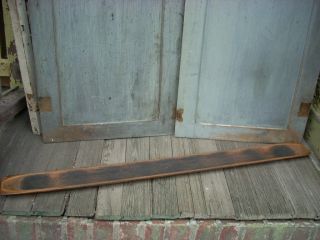 Antique French 41 " Wood Bread Board Trencher Dough Rising Tray Patina
