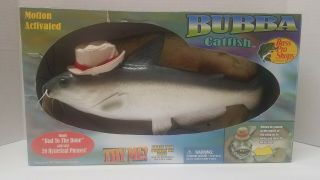 Vintage Bubba Catfish Bass Pro Shops Talking Fish.  Gemmy.