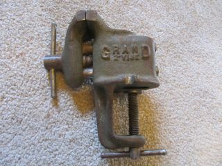 Vintage Grand 2 " Clamp - On Bench Vise With 2 1/2” Opening