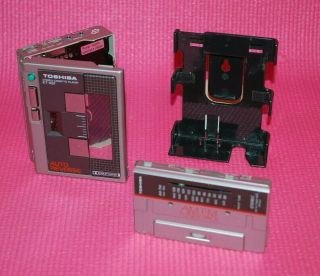 Vintage Toshiba Kt - As1 Grey Cassette Player Am Fm Radio Japan