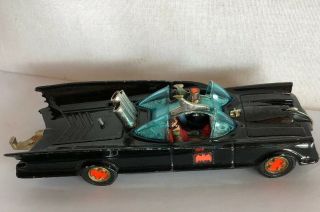 Vintage Diecast Corgi Toys Batman & Robin Batmobile Gt Britain 1960s 1970s
