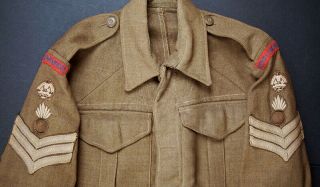 Ww2 British Royal Engineer Nco Uniform,  100