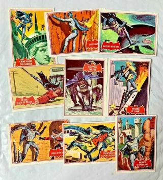 9 - 1966 Batman A Cards 