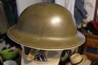 Ww 2 British Helmet 1940 Marked All Orginal