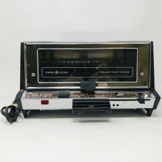 Rare Vintage General Electric Ge Canada Deluxe Toast - R - Oven Toaster Oven Tr72es