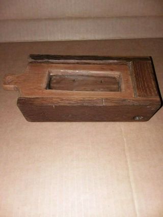 Wooden Oak & Pine Bee Lining Or Hunting Box Apiary Beekeeping With Glass Window
