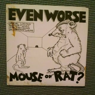 Even Worse 7 " Nyhc Punk Bad Brains Sonic Youth Thurston Moore Misfits Aod Kraut