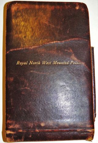Obsolete Rare Nwmp Rnwmp Royal North West Mounted Police Notebook Notepad Look