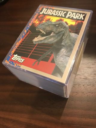 1993 Topps Series 1 Jurassic Park - Complete 88 - Card Set,  Puzzle