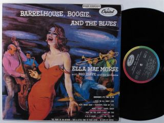 Ella Mae Morse Barrelhouse,  Boogie And The Blues Capitol Lp Vg,  Mono France