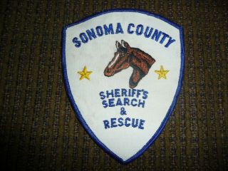 Old Style Sonoma County California Sheriff 