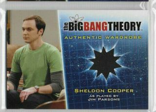 Big Bang Theory Season 5 - M8 - Sheldon Cooper Shirt Wardrobe Card
