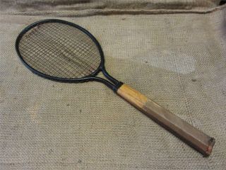 Vintage Dayton Metal & Wood Tennis Racket Antique Ball Badminton Rare 8211