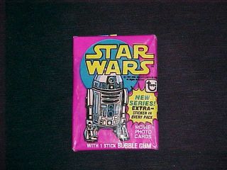 Vintage 1977 Topps Star Wars Series 3 Factory Wax Pack