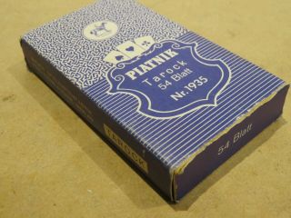 vecchio mazzo di carte da gioco PIATNIK TAROCK 54 blatt Nr 1935 wiener WIEN in 3