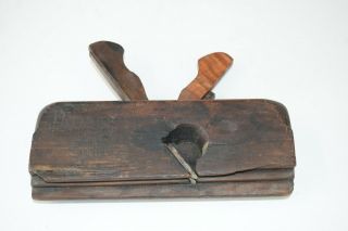 Vintage Antique Wooden Molding Plane Double 2 Blade Wood Plane Woodworking Tool