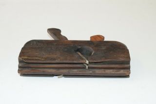 Vintage Antique Wooden Molding Plane Double 2 Blade Wood Plane Woodworking Tool 3