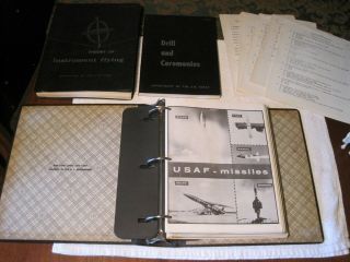 Vintage Named U.  S.  Air Force Jet Pilot Instruction Manuals 1950s