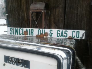 Porcelain Sinclair Gas And Oil Sign