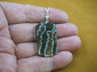 (v872) 1 - 1/2 " Rare Extinct Fossil Siberian Woolly Mammoth Tooth Wired Pendant