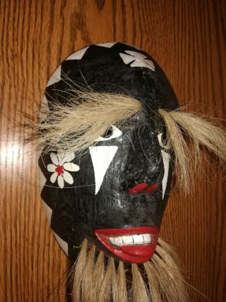 Vtg Sonora Yaqui Yoeme Indian Pascola Dance Mask Ethnographic Native American 2