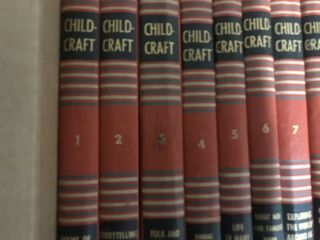 Vintage Childcraft Books 1954 Set of 15 Volumes Orange Hardcover Field 2