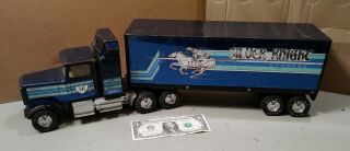 Vintage Nylint Silver Knight Express Semi Tractor / Trailer 24.  5 Metal Truck