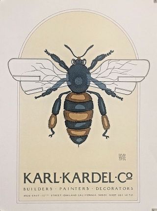 Vintage Poster Karl Kardel Co.  By David Lance Goines