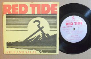 Punk Hardcore 7 " 45 - Red Tide - Kelp And Salal Ep 1984 Toxic Shock Vg,  Hear