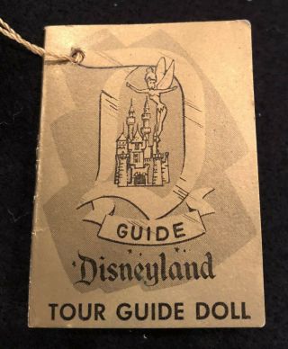 Vintage Disneyland WDP Knickerbocker (?) TOUR GUIDE DOLL w/TAG 3