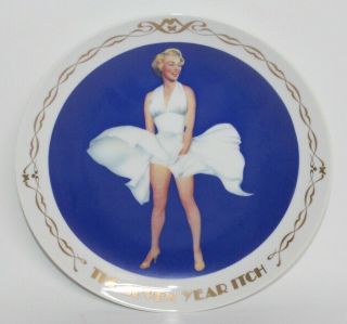 Boxed Marilyn Monroe The Seven Year Itch Collector Plate Limited Edition