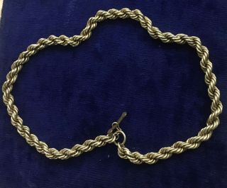Georgian Pinchbeck Gold Fancy Handmade Soldiered Link Jewellery Necklace Chain