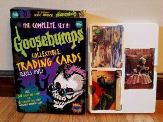 Vintage 1996 Topps Goosebumps Series One Complete Factory Set