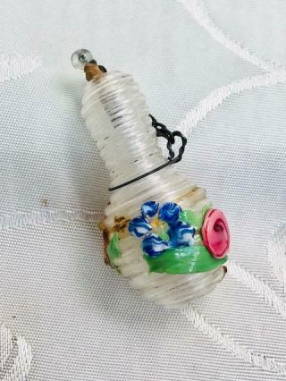 Antique Venetian Murano Coil Glass Miniature Perfume Scent Bottle Circa 1880
