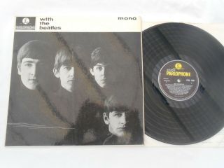 The Beatles ‎– With The Beatles Uk Lp 1st Press Parlophone ‎– Pmc 1206