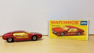Matchbox Superfast Lamborghini Marzal 20 & Box Rare Script