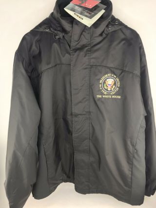 President Of The United States White House Issued Jacket Coat Mens Large Black 2