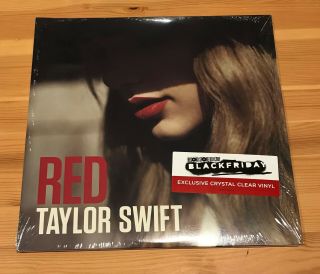 Rsd Taylor Swift Red Crystal Clear Vinyl Lp Trusted Seller