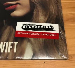 RSD Taylor Swift RED Crystal Clear vinyl LP Trusted Seller 2