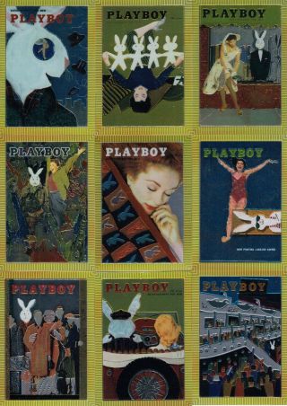 Playboy Chromium Covers Series 1 1995 Sports Time Complete Base Card Set Of 100