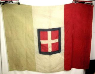 Wwii Ww2 Italy Italian Fascist Army Savoia Flag Stitched Shield 160x210 Cm​​