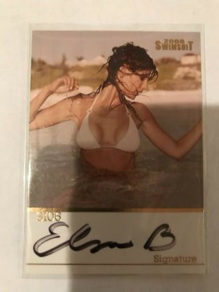 Elsa Benitez Signed Si Swimsuit Card 2006