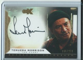 2019 Cryptozoic Dc Heroes & Villains Czx Temuera Morrison Auto /210 Signed