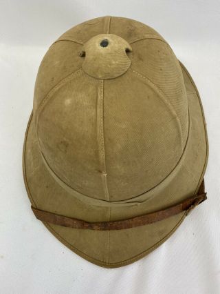 World War 2 Ww1 Era Pith Helmet Vintage Antique British Army